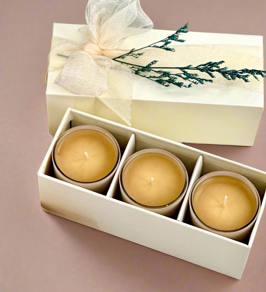 Bee Joyful Beeswax Candle Trio - Beekeepers.Wife