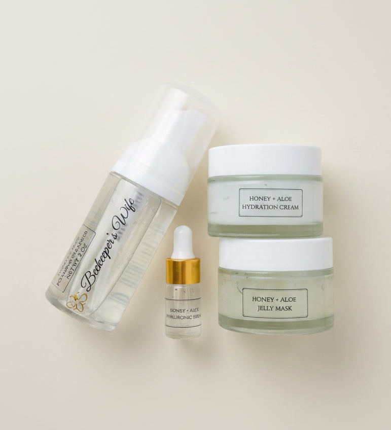 4 honey aloe skin care products 