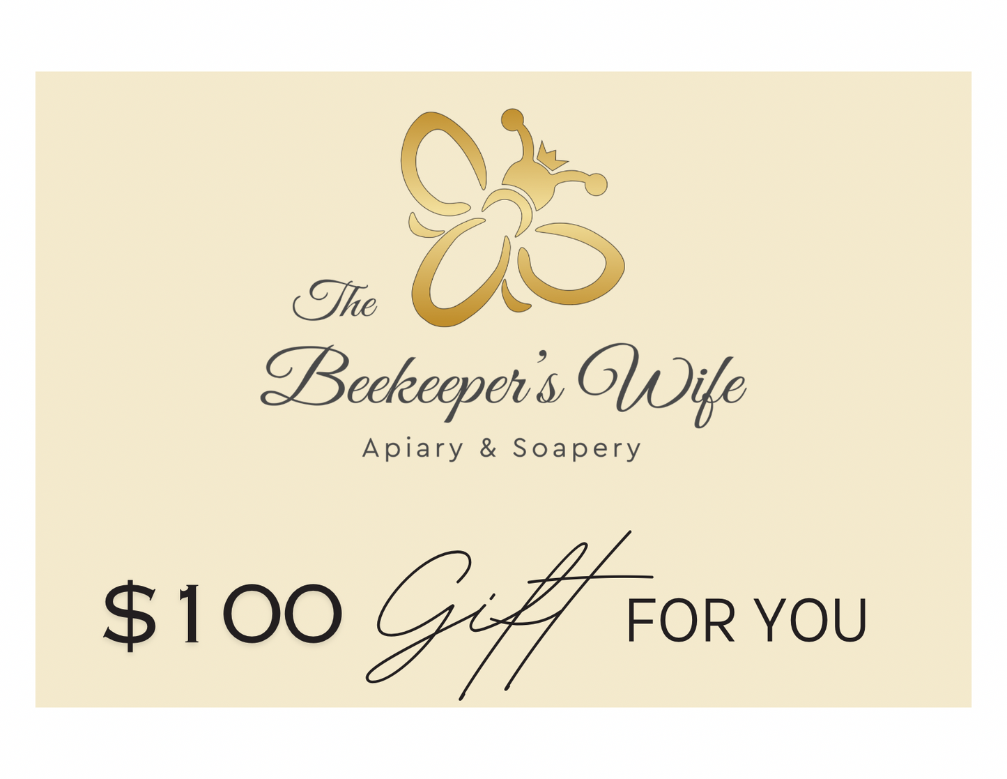 The Beekeeper's Wife Gift Card - Beekeepers.Wife