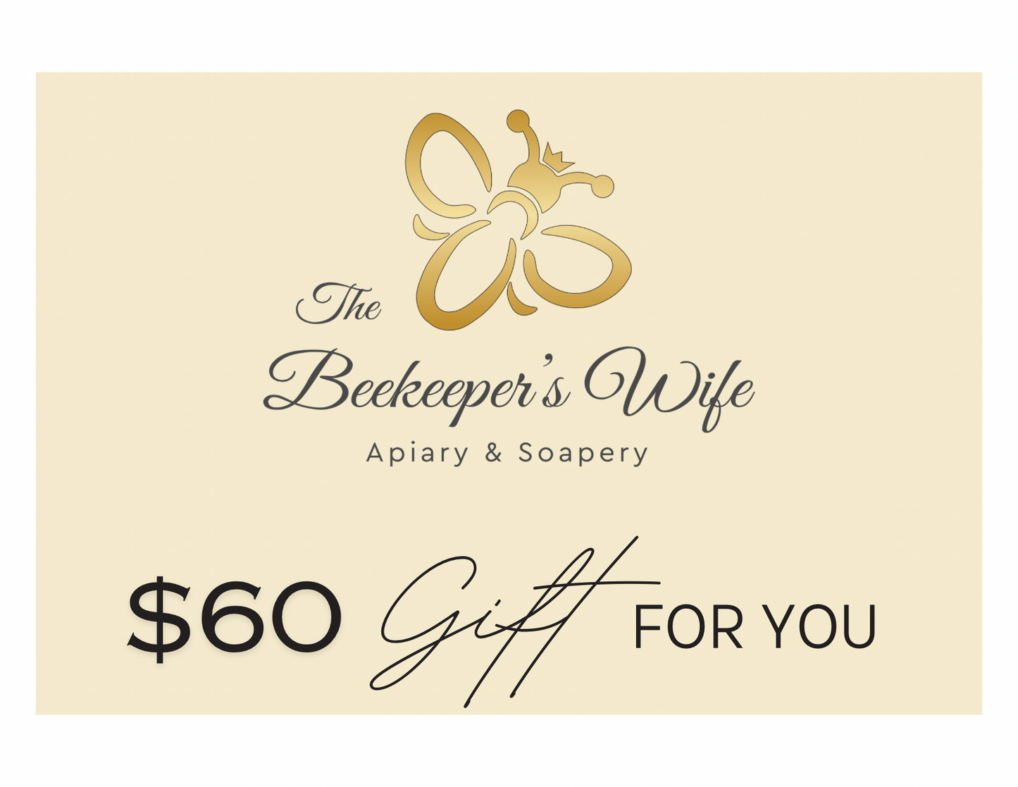 The Beekeeper's Wife Gift Card - Beekeepers.Wife