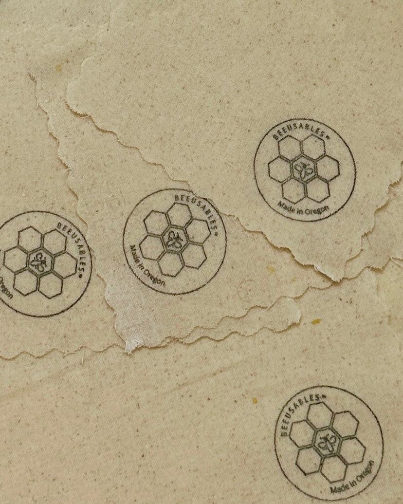 A group of Beeusable Beeswax wraps
