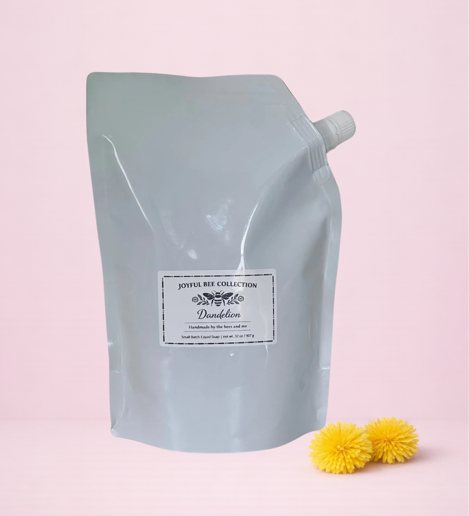 Refill Pouch of Dandelion Liquid Soap