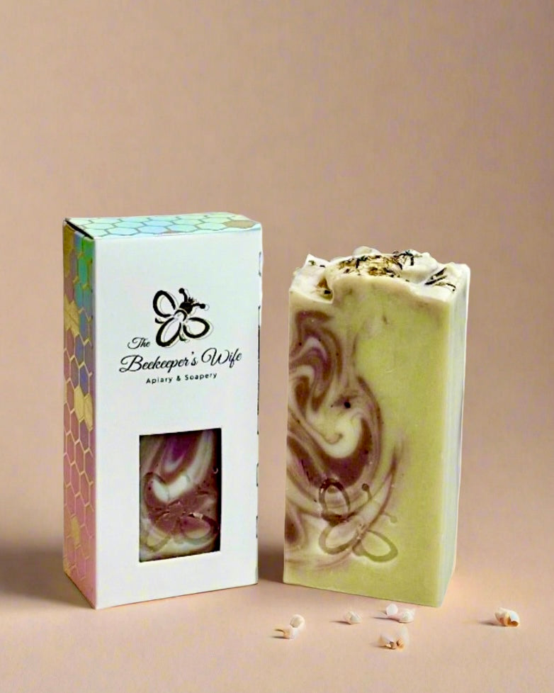 Spearmint Lavender 100% Natural Soap - Beekeepers.Wife