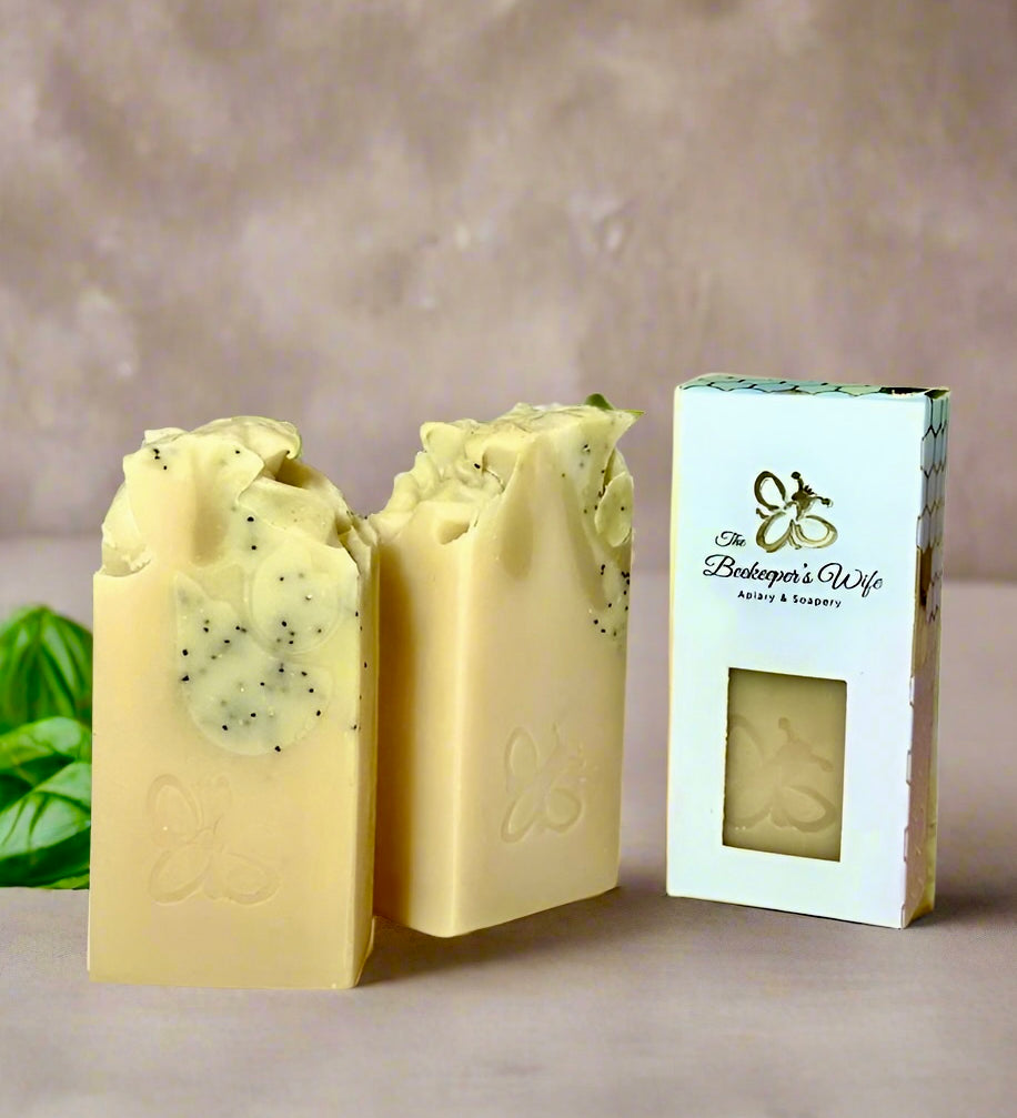Citrus Basil 100% Natural Soap - Beekeepers.Wife
