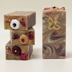 Pumpkin and fall leaves soap bars 