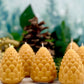 Beeswax Pine Cone Candle - Beekeepers.Wife