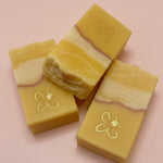 Stack of JOY Handmade Soaps
