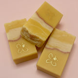 Stack of JOY Handmade Soaps