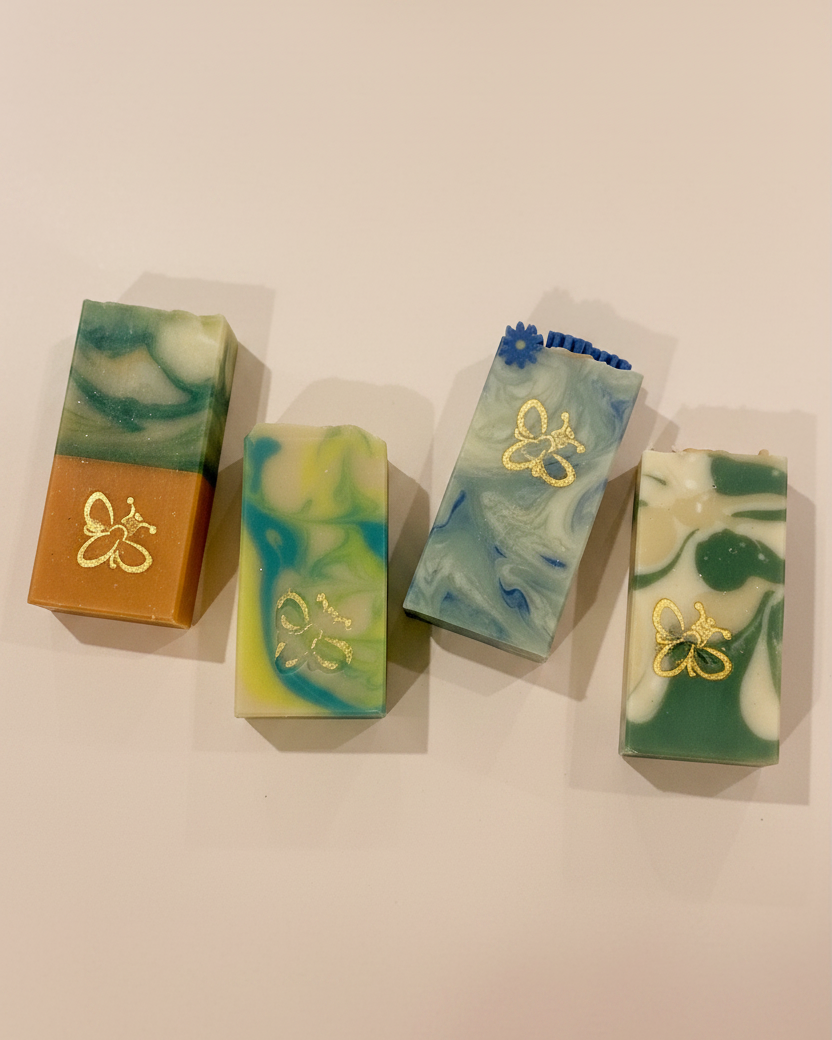 Summer Aura Collection Soap Flat Lay