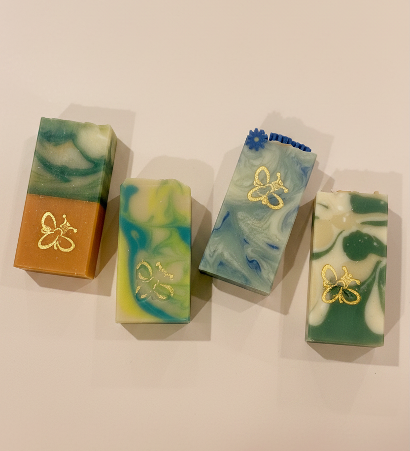 Summer Aura Collection Soap Flat Lay