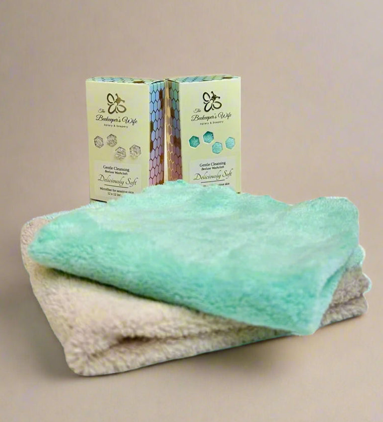 Beeluxe Ultra Soft Wash Cloth - Beekeepers.Wife
