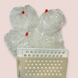 Destash: Tubos de bálsamo labial transparentes con tapa