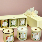 Cozy Floral Wood Wick Candle Trio - Beekeepers.Wife