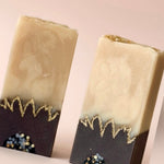 Vanilla Clove Flower and Gold Detail Designer Soap - The Beekeeper's Wife
