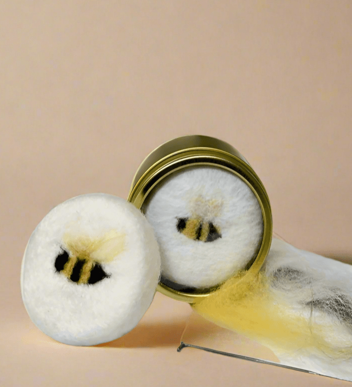 Honey Bee Merino Wool Felted Soap - Beekeepers.Wife