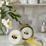 Honey Bee Merino Wool Felted Soap - Beekeepers.Wife