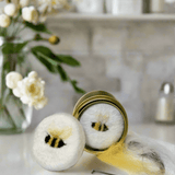 Honey Bee Merino Wool Felted Soap - Beekeepers.Wife