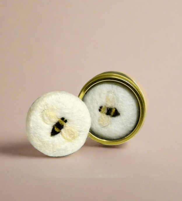 Honey Bee Merino Wool Felted Soap - Beekeepers.Wife
