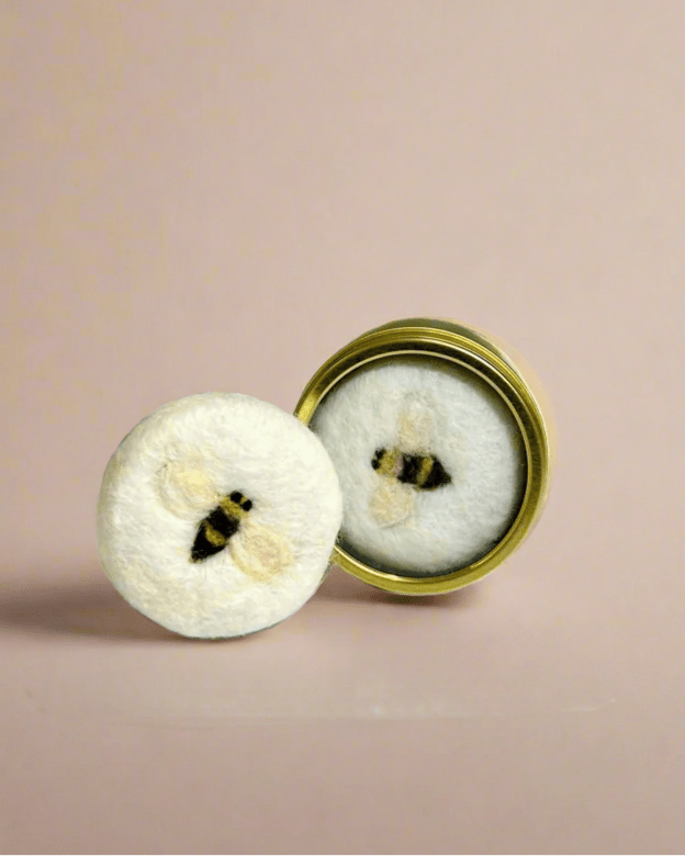 Honey Bee Merino Wool Felted Soap - Beekeepers.Wife
