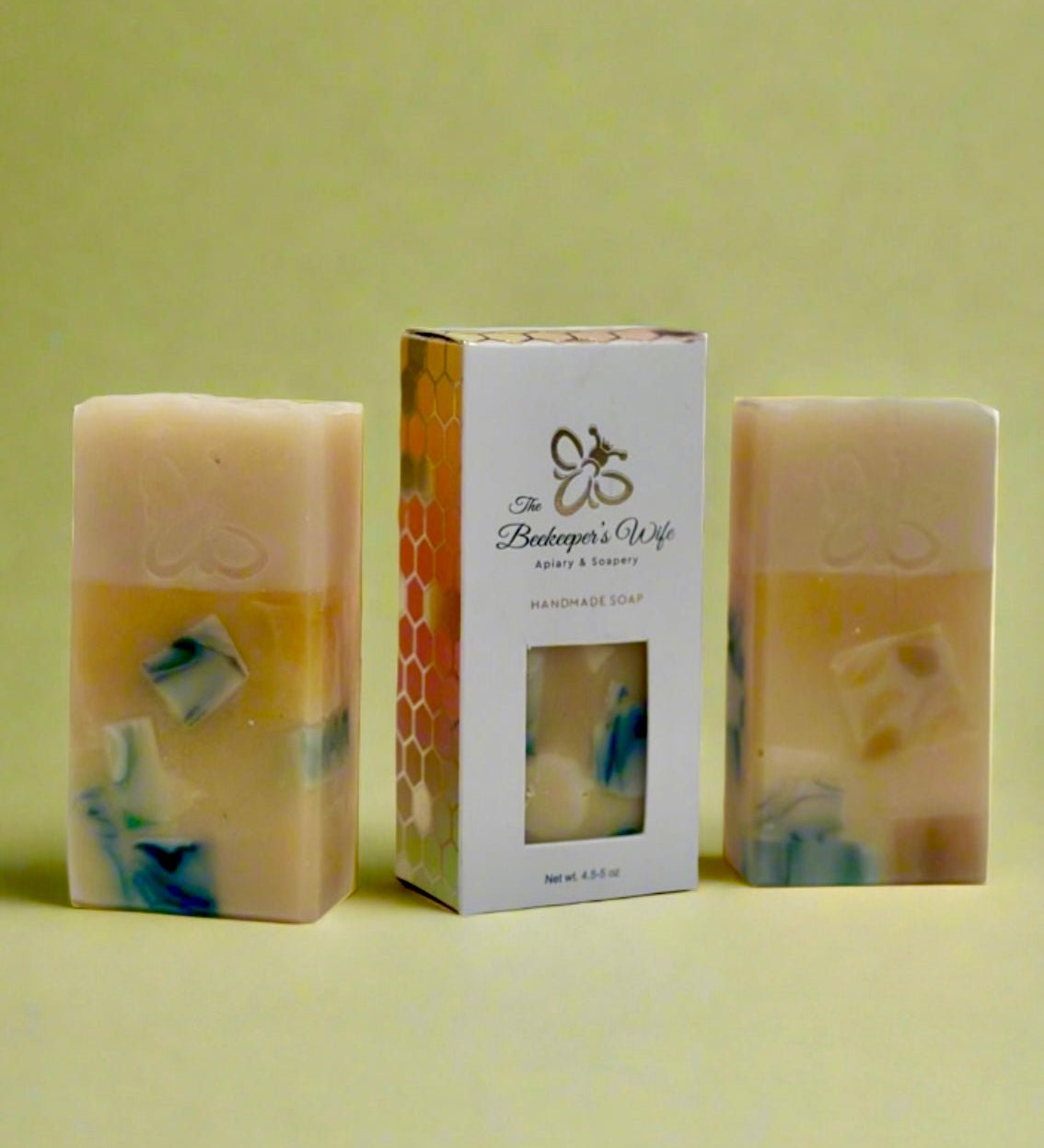 Lemongrass Terrazzo Mango Butter Soap - The Beekeeper's Wife