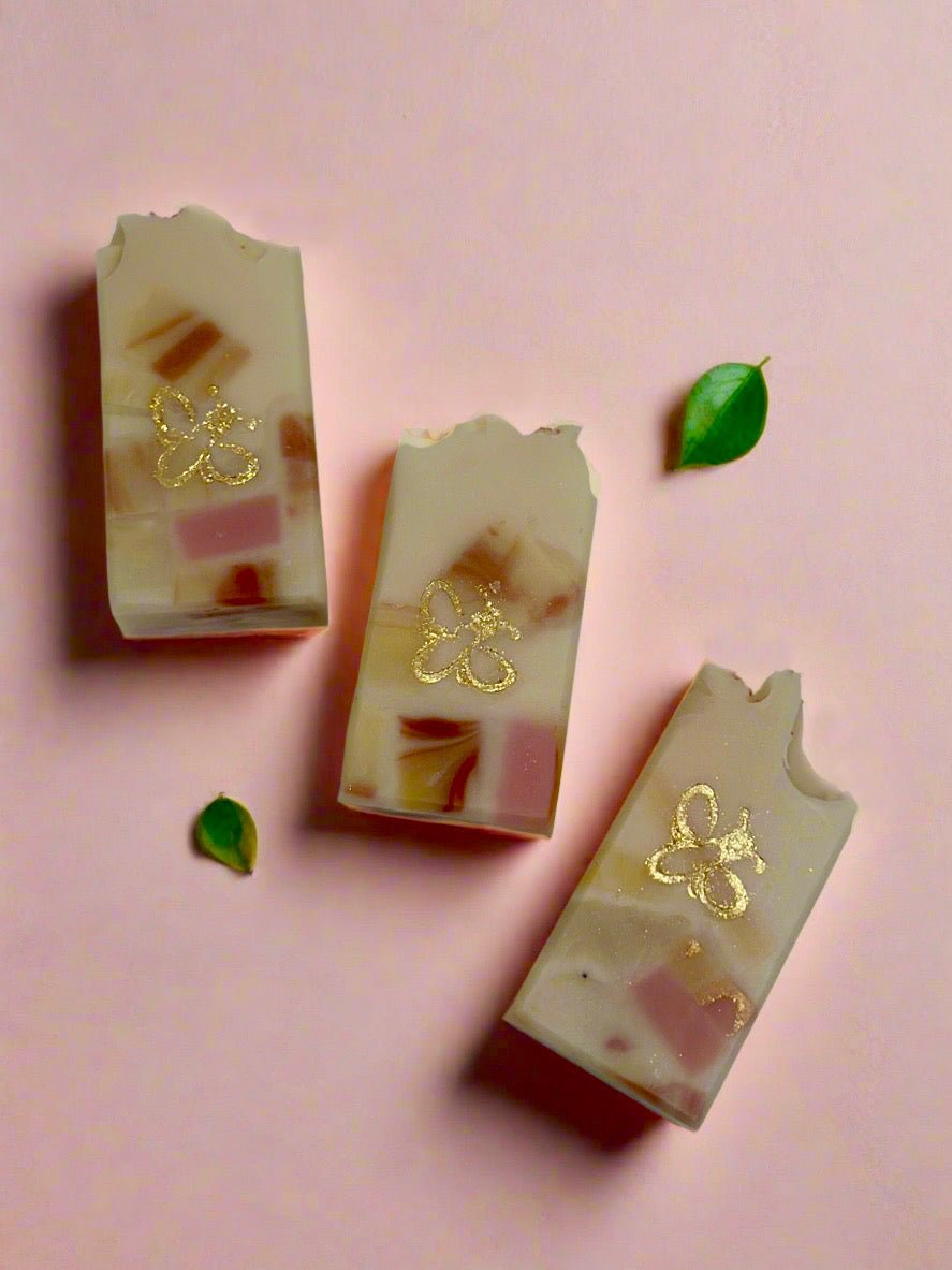 Pink Grapefruit Terrazzo Soap - The Beekeeper's Wife