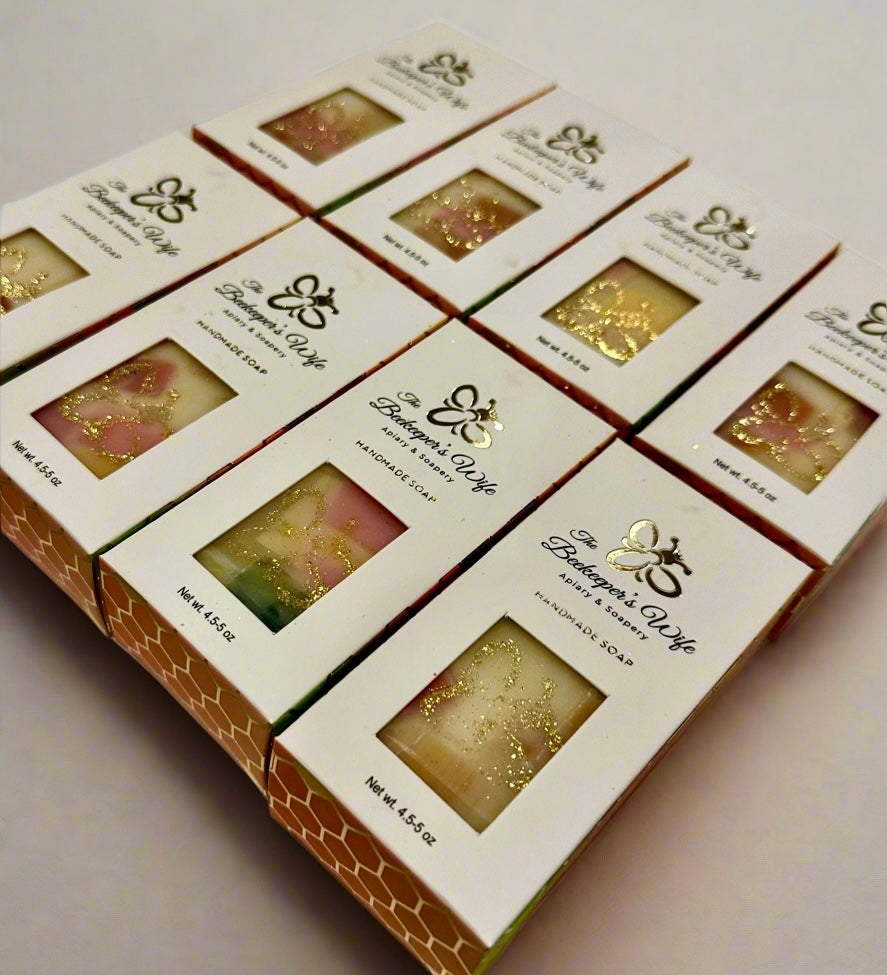 Pink Grapefruit Terrazzo Soap - The Beekeeper's Wife