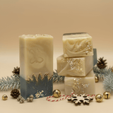 Vanilla Clove Flower and Gold Detail Designer Soap - The Beekeeper's Wife